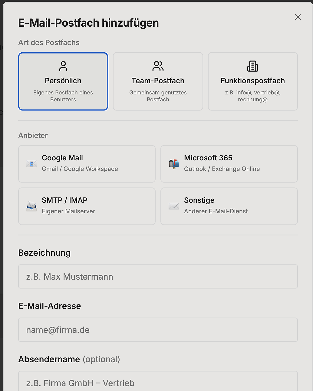 E-Mail, Kalender & Schnittstellen